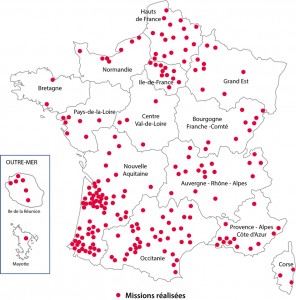 Missions réalisées par Francom